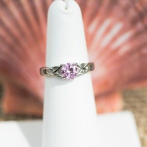 October Celtic Birthstone Ring